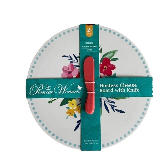Pioneer Woman Hostess Cheese Board & Knife Set #NIP - Picture 2 of 3